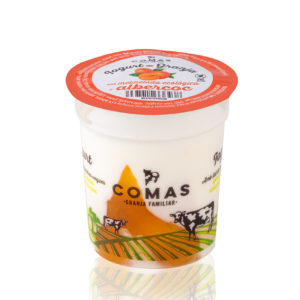 Iogurt amb melmelada ecològica d'albercoc - Granja Comas