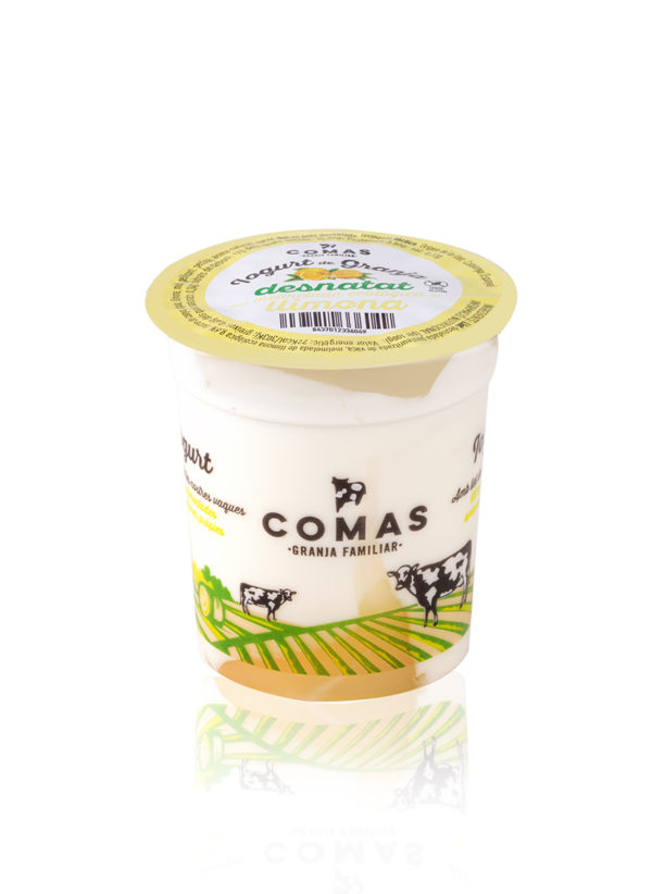 Iogurt desnatat amb llimona - Granja Comas